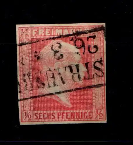 Preußen 13 gestempelt R2, gut geschnitten #GT803