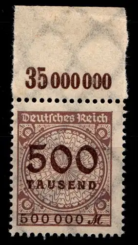 Deutsches Reich 313P OR postfrisch #GS908