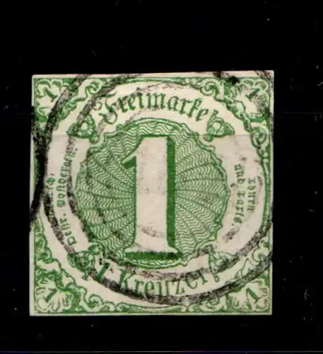 Thurn & Taxis 20 gestempelt allseits vollrandig #GT928