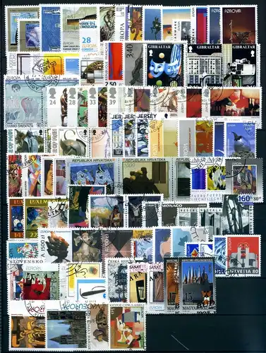 Cept Jahrgang 1993 kpl ohne Weißrussland gestempelt #GU010