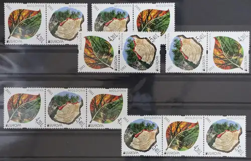 Moldawien 749 und 750 postfrisch Zusammendrucke aus Klb. / CEPT #GG590