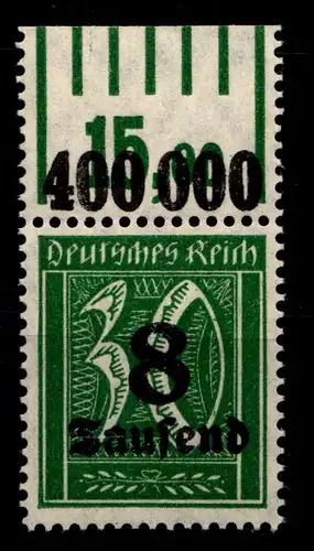 Deutsches Reich 278W OR postfrisch 1/5/1 #GX237