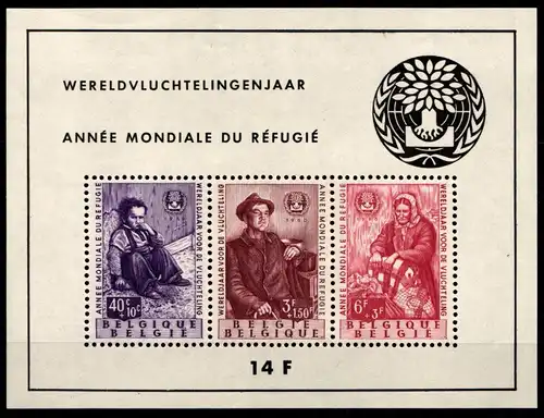 Belgien Block 26 mit 1185-1187 postfrisch #GZ626