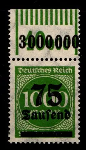 Deutsches Reich 288 1/11/1 postfrisch Oberrand #GS441