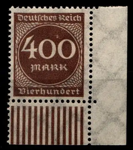Deutsches Reich 271 postfrisch Eckrand unten rechts #GS352