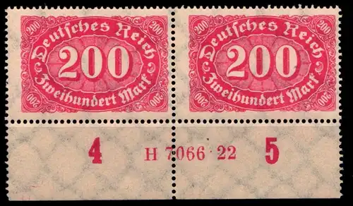 Deutsches Reich 248HAN postfrisch H 7066 22 #GX406