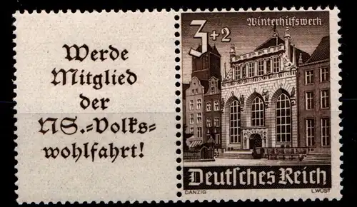 Deutsches Reich W148 postfrisch #GS247