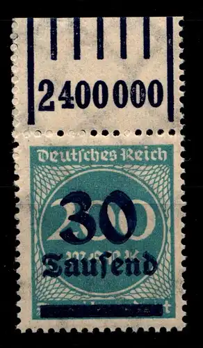 Deutsches Reich 285W OR postfrisch - /1/5/1 #GX319