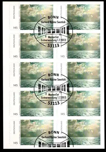 BRD 3021 gestempelt als Folienblatt 32 #GK156