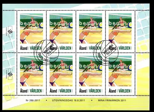 Aland 349 gestempelt als Kleinbogen #GO792