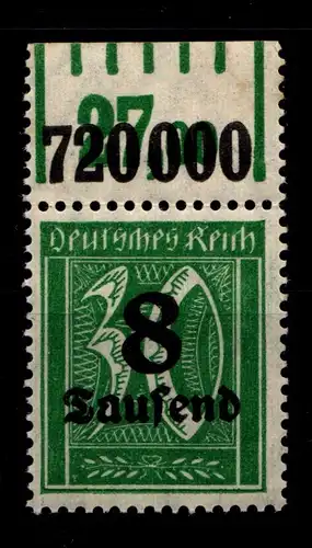 Deutsches Reich 278W OR postfrisch 1/5/1 #GX233