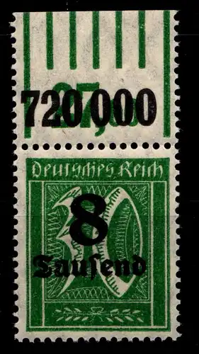 Deutsches Reich 278W OR postfrisch 1/5/1 #GX243