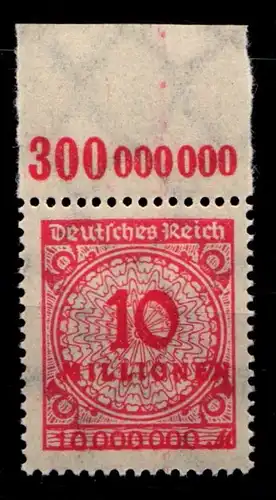 Deutsches Reich 318POR postfrisch Platte A #GS649