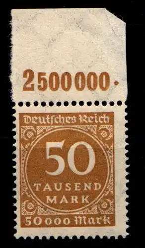 Deutsches Reich 275POR postfrisch #GS526