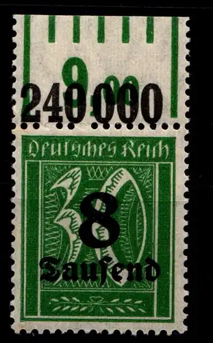 Deutsches Reich 278W OR postfrisch 1/5/1 #GX245