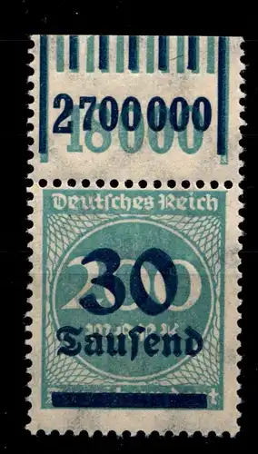 Deutsches Reich 285W OR postfrisch 1/11/1 - /1/5/1 #GX325