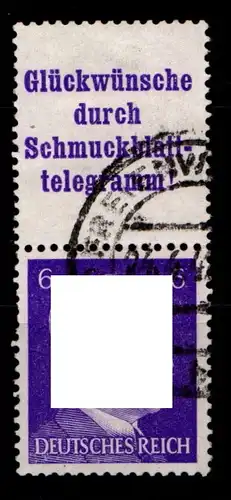 Deutsches Reich S286 gestempelt Zahnfehler #GS297