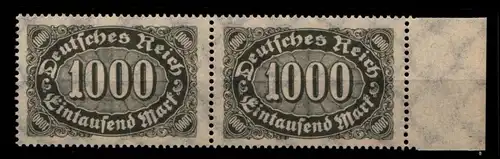 Deutsches Reich 252 postfrisch waagerechtes Paar, f 34 #GX427