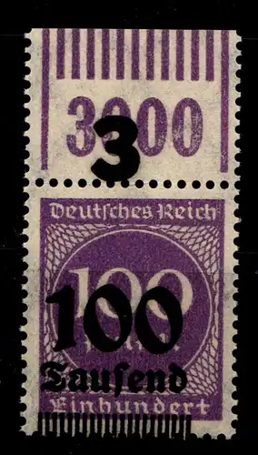 Deutsches Reich 289bW OR postfrisch OPD Stettin, 1/11/1 #GS857