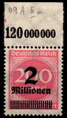 Deutsches Reich 309P OR postfrisch #GS902