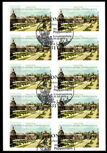 BRD 2915 gestempelt als Folienblatt 19 #GK155