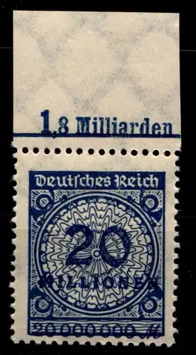 Deutsches Reich 319 APaOR postfrisch Platte C #GS659