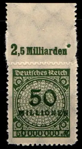 Deutsches Reich 321 BPaOR postfrisch Platte A #GS667