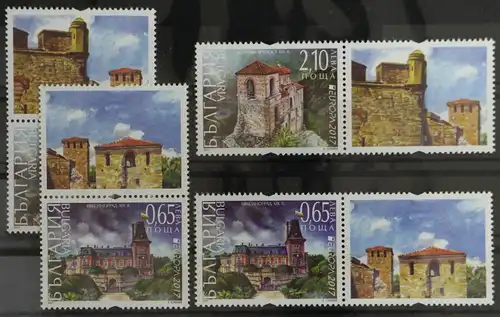 Bulgarien 5308 und 5309 postfrisch Zusammendrucke aus Kleinbogen / CEPT #GG747