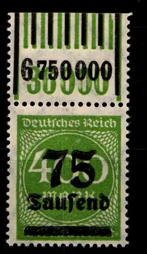 Deutsches Reich 287aWOR postfrisch #GS435