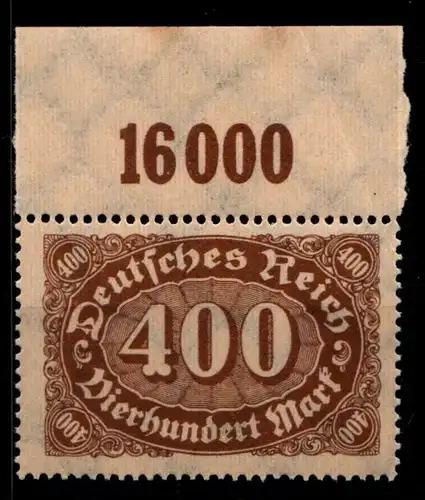 Deutsches Reich 250POR postfrisch #GS445