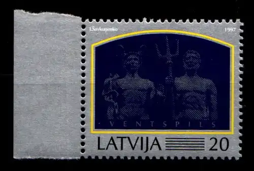 Lettland 458 postfrisch Schifffahrt #GW236