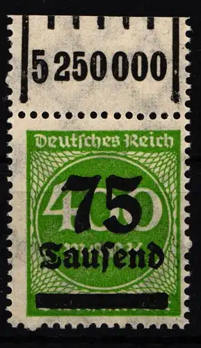 Deutsches Reich 287W OR postfrisch 1/5/1 #GX512