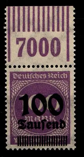 Deutsches Reich 289bW OR postfrisch OPD K Stuttgart, 1/11/1 #GS867