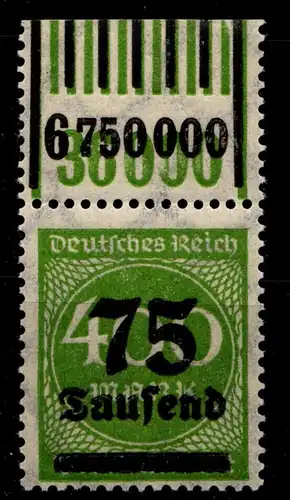 Deutsches Reich 287W OR postfrisch 1/11/1 - 1/5/1 #GX528