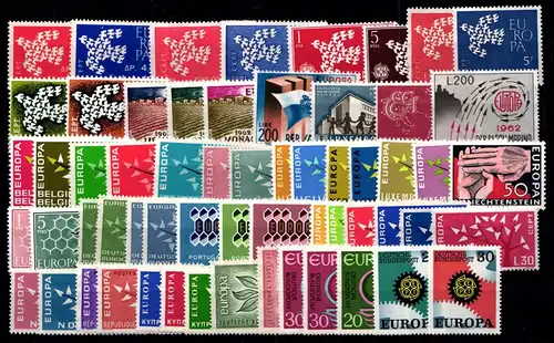 Europa Union Cept Lot postfrisch verschiedener früherer Ausgaben #GZ674