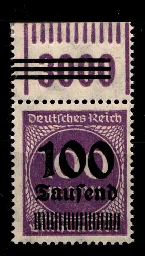 Deutsches Reich 289bW OR postfrisch OPD H München, 1/11/1 #GS862