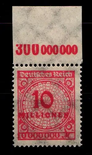 Deutsches Reich 318POR postfrisch Platte A #GS651