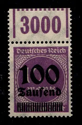 Deutsches Reich 289bW OR postfrisch OPD K Stuttgart, 1/11/1 #GS872