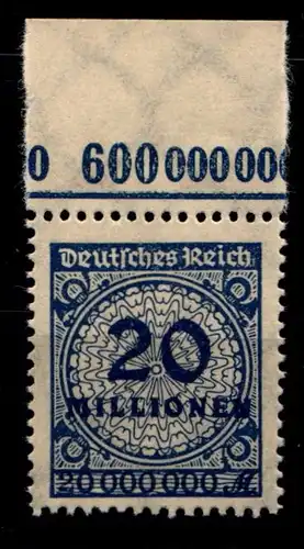 Deutsches Reich 319 APaOR postfrisch Platte C #GS658