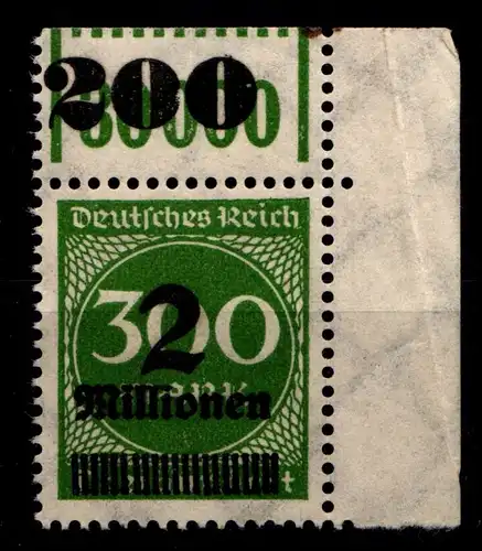 Deutsches Reich 310 OPD K i W OR postfrisch 1/11/1 Stettin #GX605