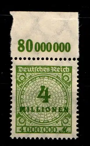 Deutsches Reich 316POR postfrisch Platte A #GS632