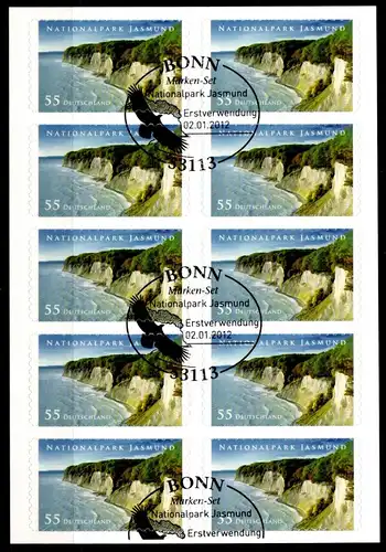 BRD 2908 gestempelt als Folienblatt 18 #GK152