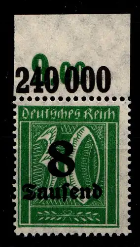 Deutsches Reich 278P OR postfrisch #GX254