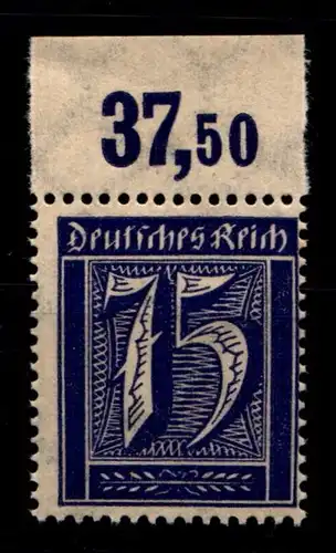 Deutsches Reich 185POR postfrisch #GS746