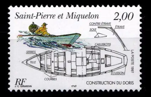 Saint-Pierre und Miquelon 724 postfrisch Schifffahrt #GW193