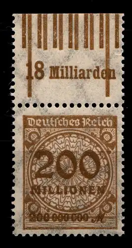 Deutsches Reich 323AW OR postfrisch 1/4/1 - 0/7/0 #GX781