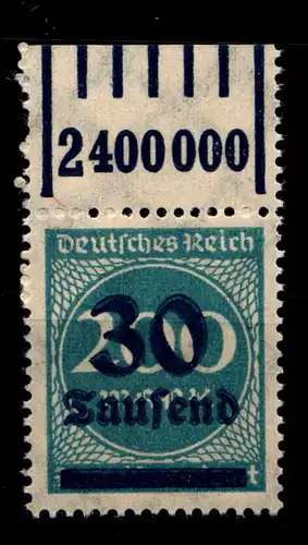 Deutsches Reich 285W OR postfrisch - /1/5/1 #GX320
