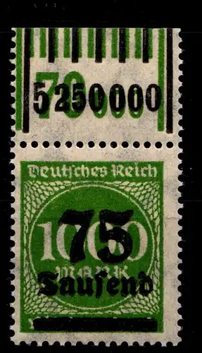 Deutsches Reich 288W OR postfrisch 1/11/1 - 1/5/1 #GX534