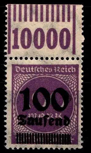 Deutsches Reich 289bW OR postfrisch OPD K Stuttgart, 1/11/1 #GS881