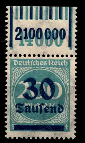 Deutsches Reich 285W OR postfrisch 1/11/1 - /1/5/1 #GX326